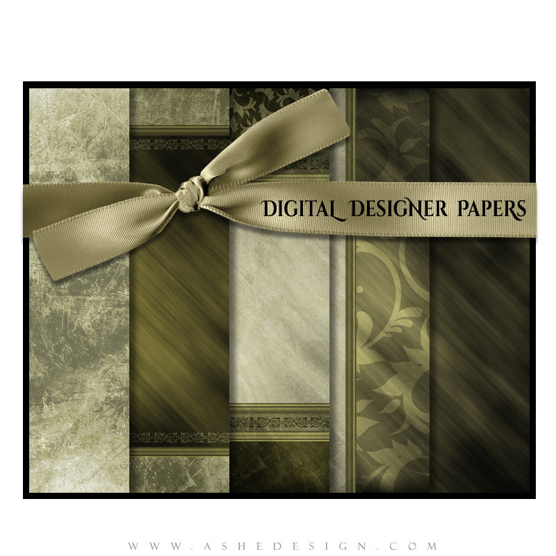 Digital Paper Set | Elegant Brushed Grunge (Vol. 1) full set