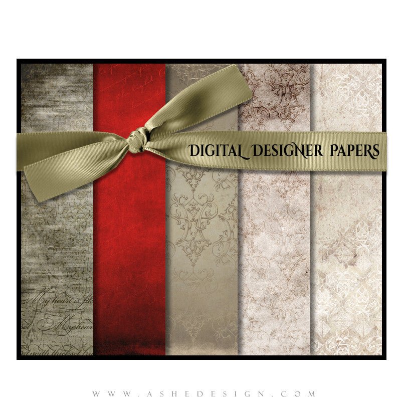 Digital Papers | Love Letters set