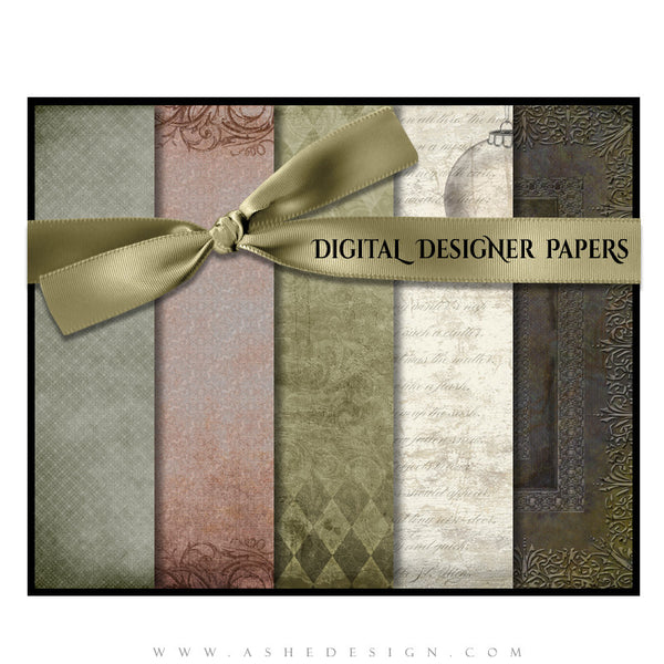 Digital Designer Paper Set - The Night Before Christmas