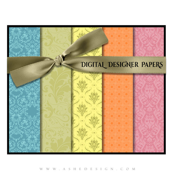 Digital Designer Paper Set - Tutti Fruiti
