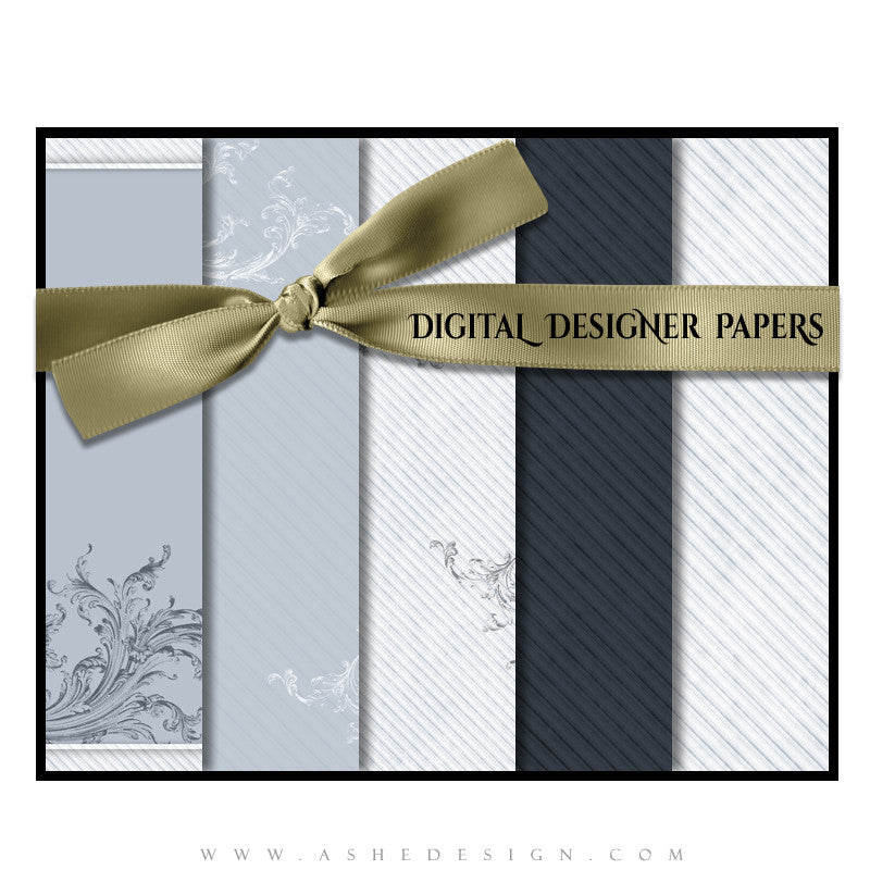 Digital Designer Paper Set - Wings Of Love