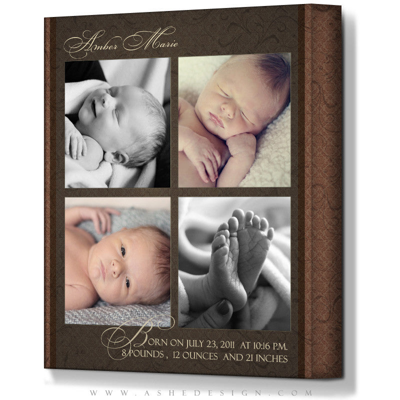 Ashe Design | Gallery Wrap 16x20 Template | Amber Marie