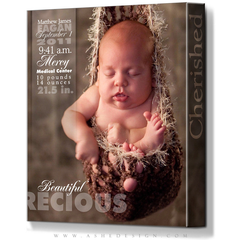 Ashe Design | Sculpting Words 16x20 Gallery Wrap