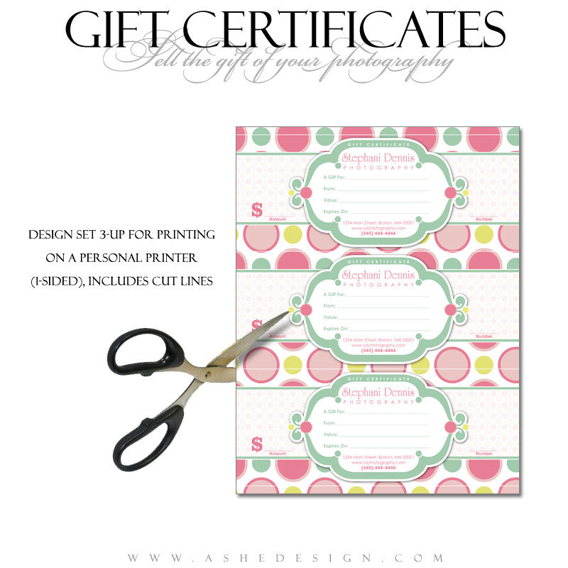 Gift Certificate Printing - Custom Gift Certificates