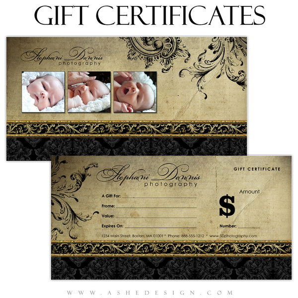 Gift Certificate Designs - Rejoice