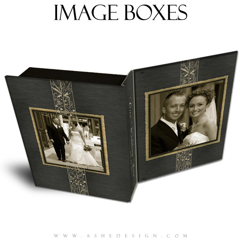 Wedding Image Box Templates - Brushed Lace
