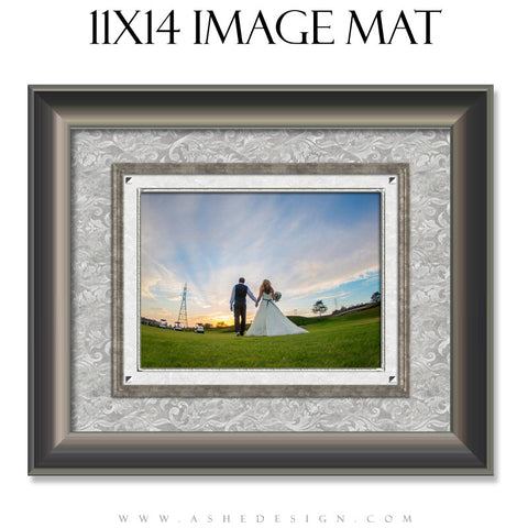 Image Mat Design (11x14) - White Wedding