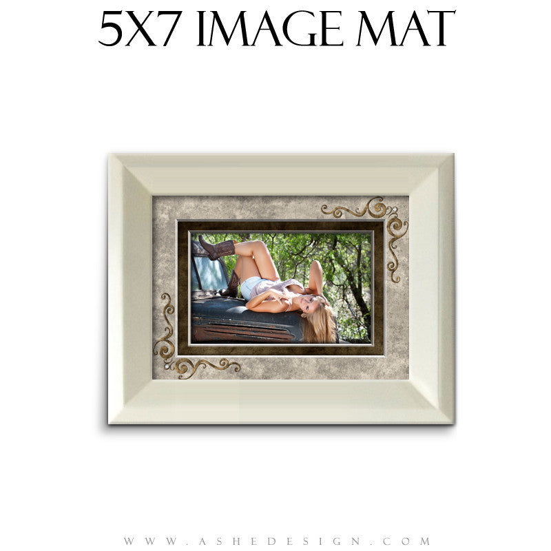 Image Mat Design (5x7) - Embossed