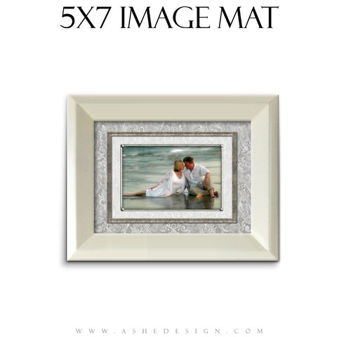 Image Mat Design (5x7) - White Wedding