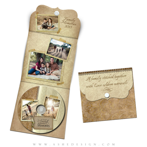 A Stitch In Time Luxe CD Case Template