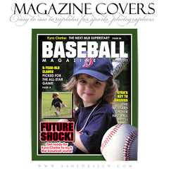 Magazine Cover Design - Baseball