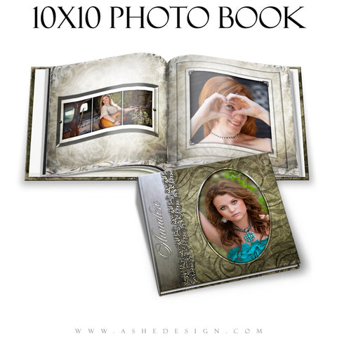 Ashe Design | Senior Girl 10x10 Photo Book | Annalese  cover