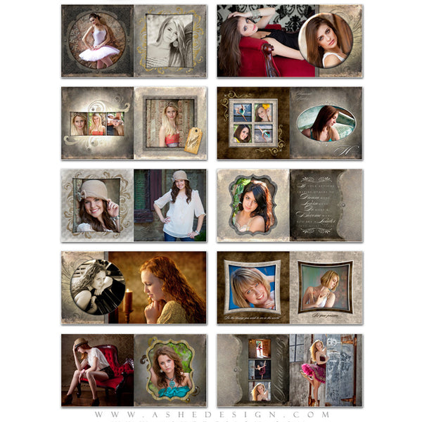 Photo Book Design Template (10x10) - Embossed