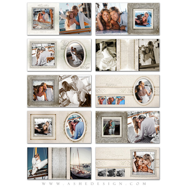 Wedding Photo Book Template (10x10) - I Do