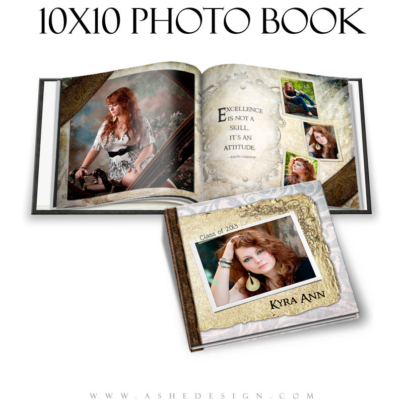 Photo Book Template (10x10) - Kyra Ann