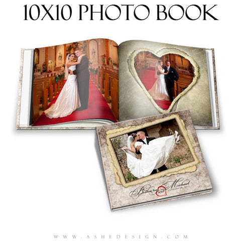 Photo Book Design Template (10x10) - Love Letters