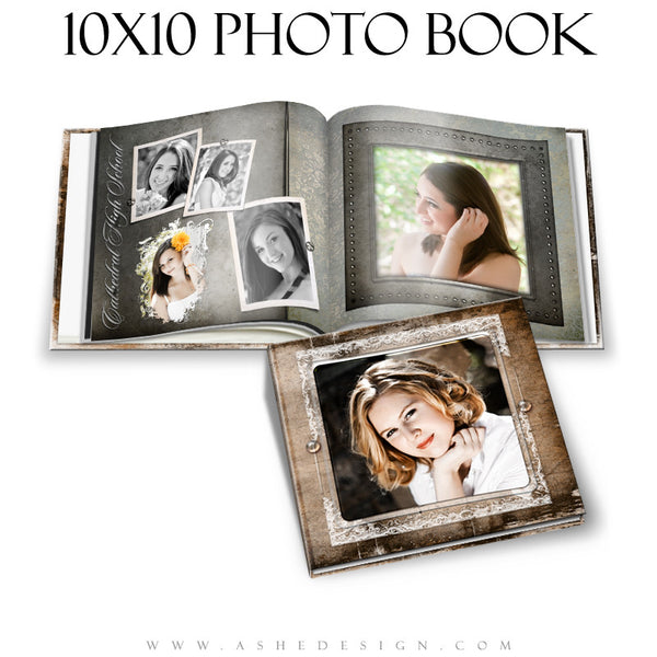 Ashe Design | Senior Girl 10x10 Photo Book | Macy Mae cover