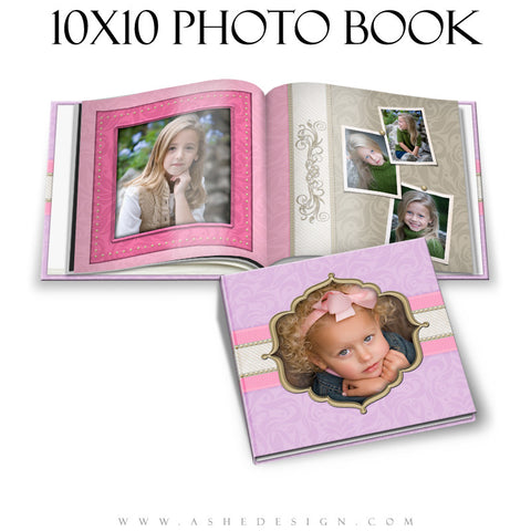 Photo Book Design Template (10x10) - Pretty Pastel