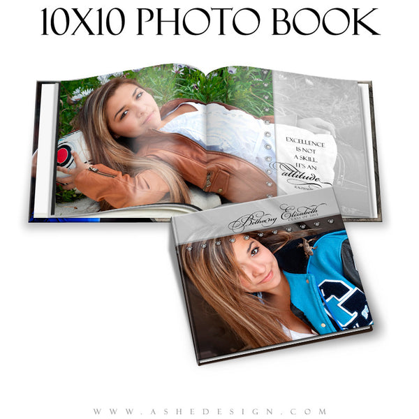 Ashe Design | Simply Stated 10x10 Photo Book Template cover