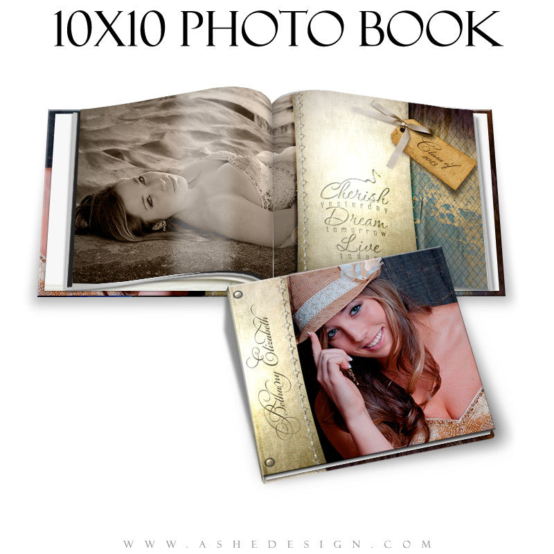 Ashe Design | Photo Book 10x10 | Spring Rain cover