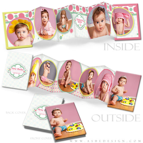Madison Grace 12x12 Baby Girl Photo Book Template – AsheDesign