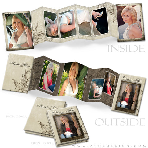 Photo Book Design Template (2.5x3.5 Wallet Accordion) - Catherine Alise