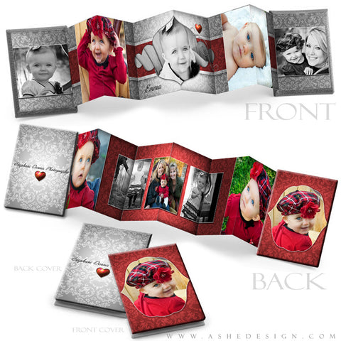 Photo Book Design Template (2.5x3.5 Wallet Accordion) - Little Sweeties