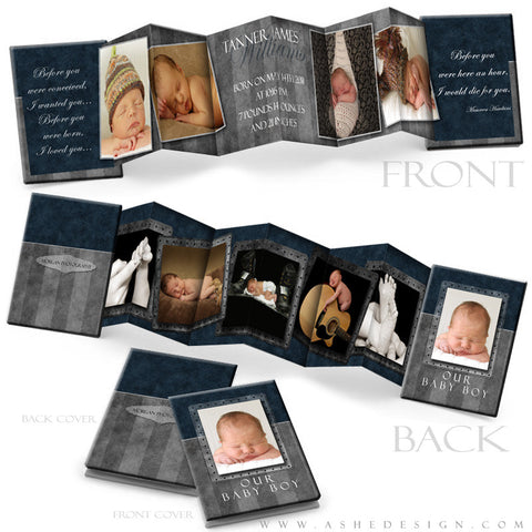 Photo Book Design Template (2.5x3.5 Wallet Accordion) - Tanner James