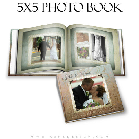 Photo Book Design Template (5x5) - Something Old