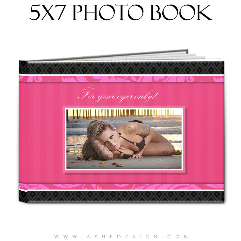 Photo Book Templates 5x7 | Boudoir cover