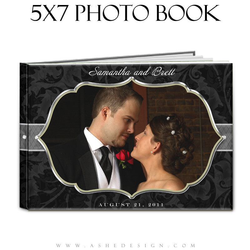 Photo Book Design Template (5x7) - Classic Black & White 2011
