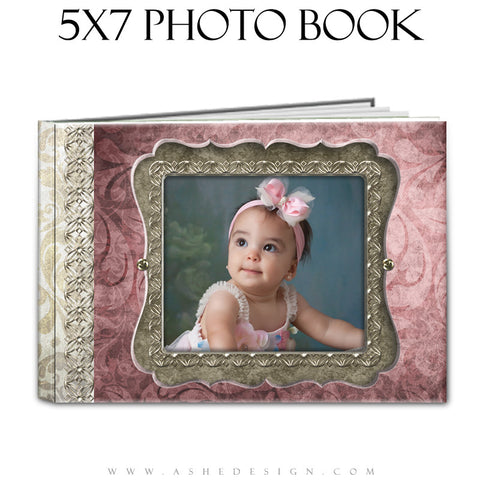 Baby Girl Photo Book Template (5x7) - Madison Grace
