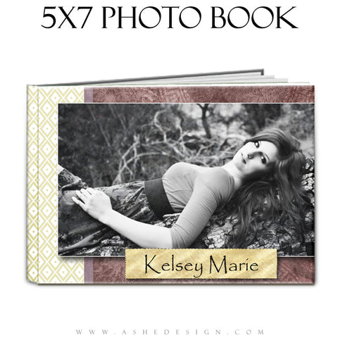 Photo Book Template (5x7) - Pear Berry