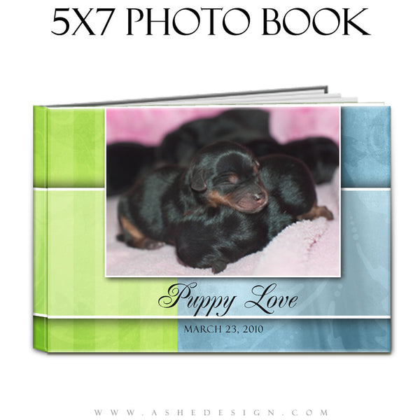 Photo Book Template (5x7) - Spring Fling