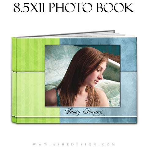 Photo Book Template (8.5x11) - Spring Fling