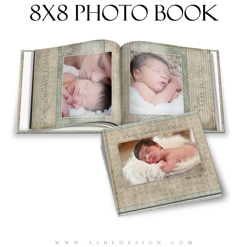 Photo Book Design Template (8x8) - Parker Elliott