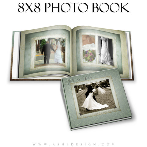 Photo Book Design Template (8x8) - Something Old