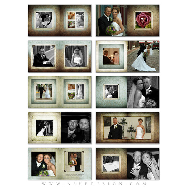 Photo Book Design Template (8x8) - Something Old