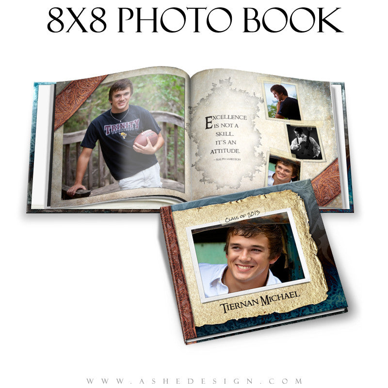Photo Book Design Template (8x8) - Tiernan Michael