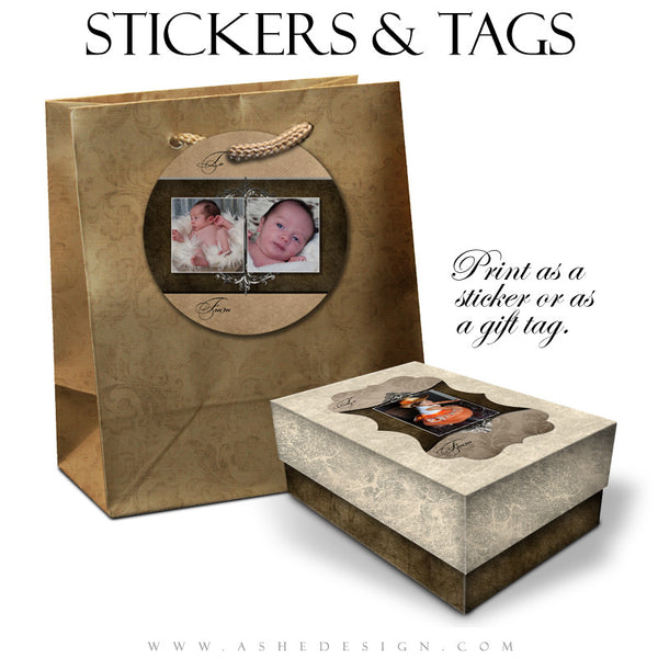 Sticker Design Set - Chocolate Silk
