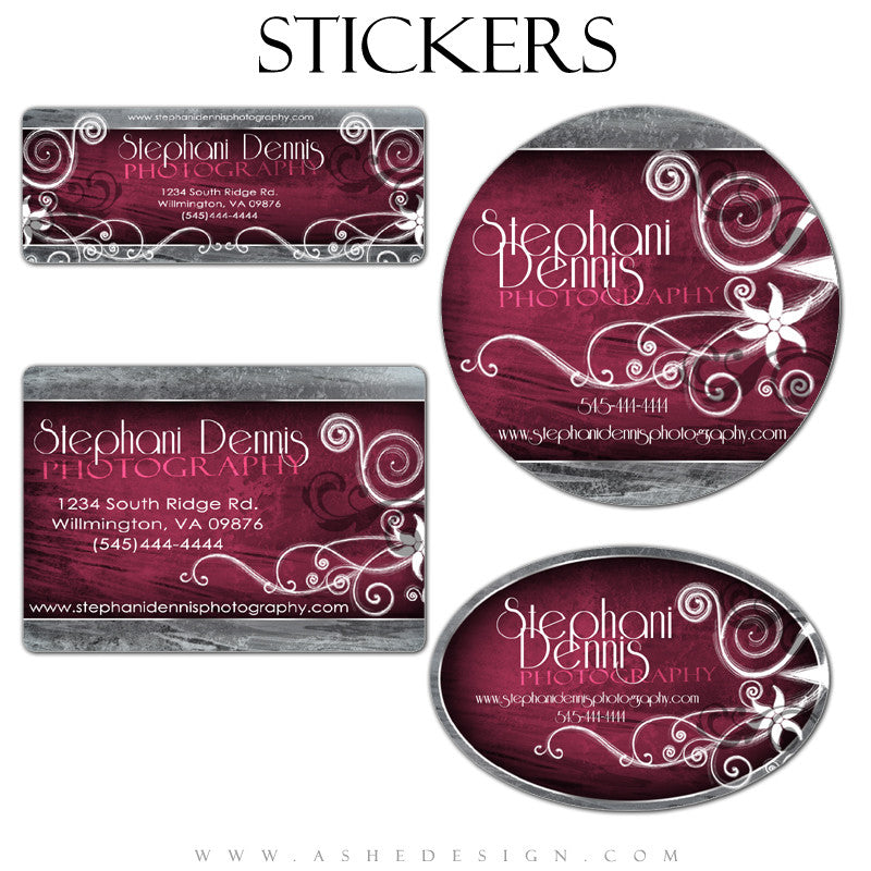 Sticker Design Set - Steel Magnolia