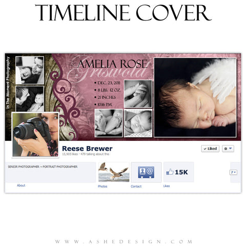 Timeline Cover Design - Amelia Rose