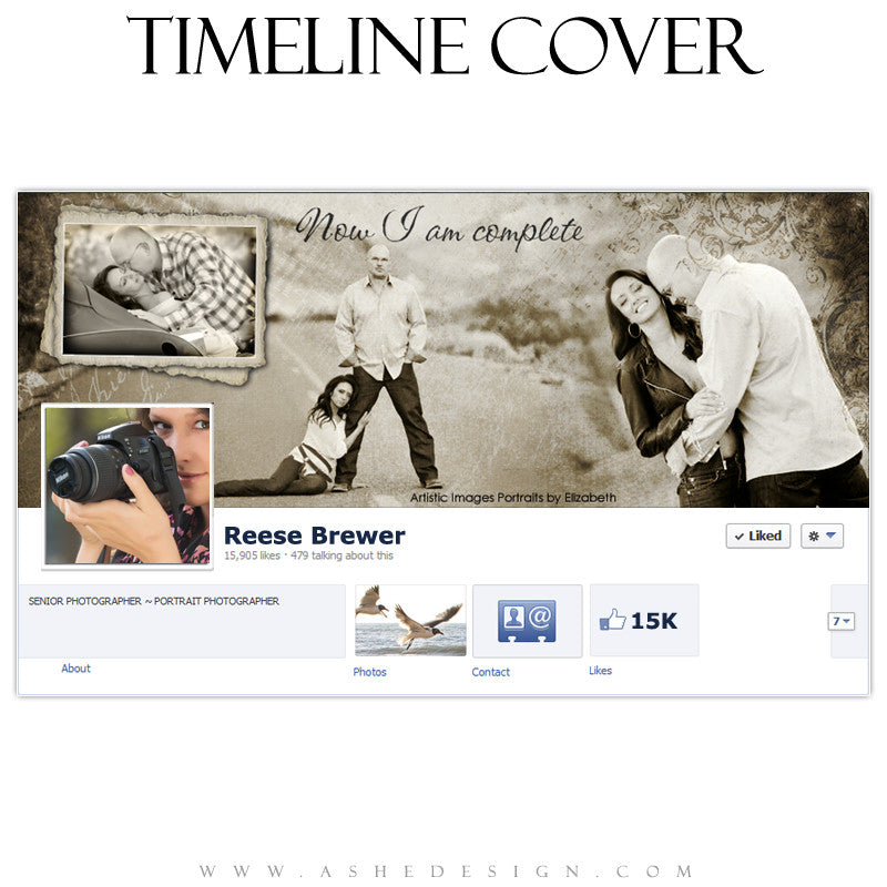 Timeline Cover Design - Antique Fairy Tale