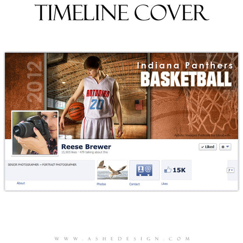 Timeline Cover Design - Basketball