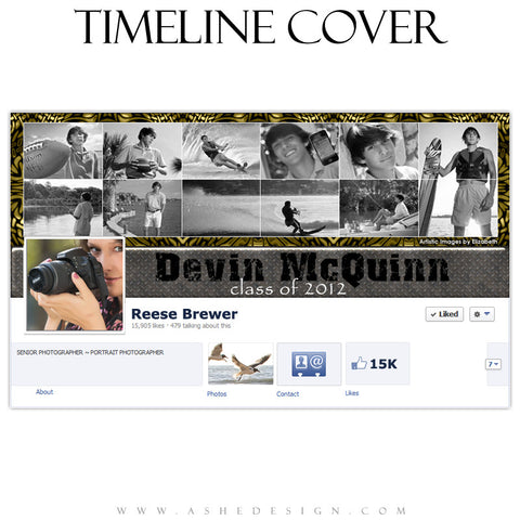 Timeline Cover Design - Blocked