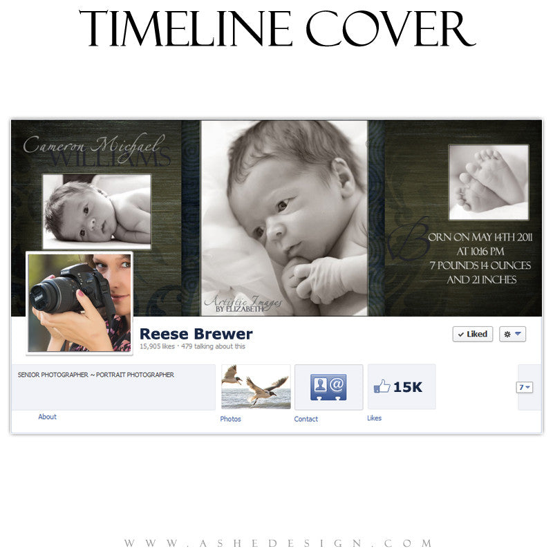 Timeline Cover Design - Cameron Michael