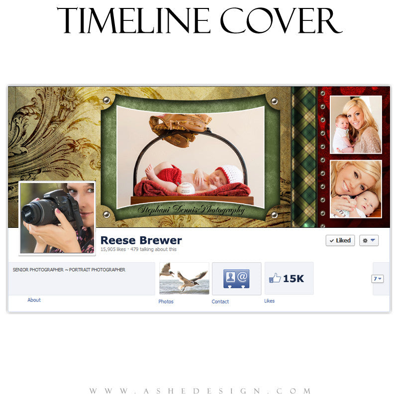 Timeline Cover Design - Christmas Couture
