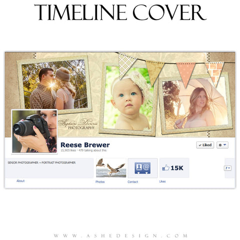Timeline Cover Design - Family Quilt
