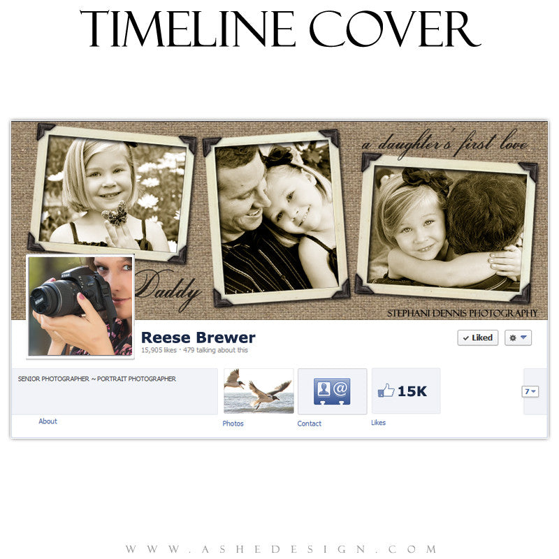 Timeline Cover Design - First Love