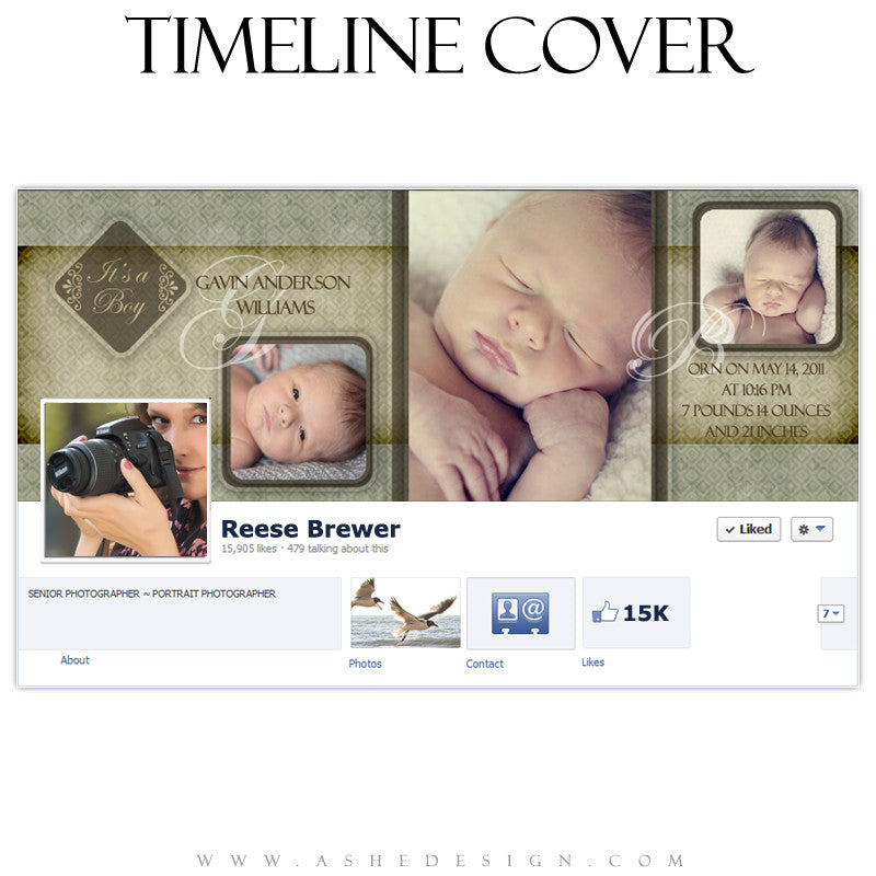 Timeline Cover Design - Gavin Anderson